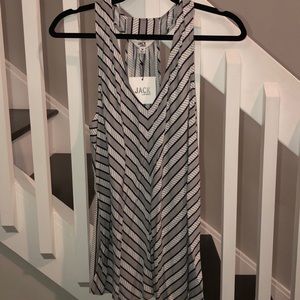 NWT Jack by BB Dakota Blue and White Stripe Tank